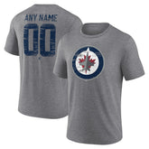 Winnipeg Jets Heritage Custom Tri-Blend T-Shirt - NHL T-shirts