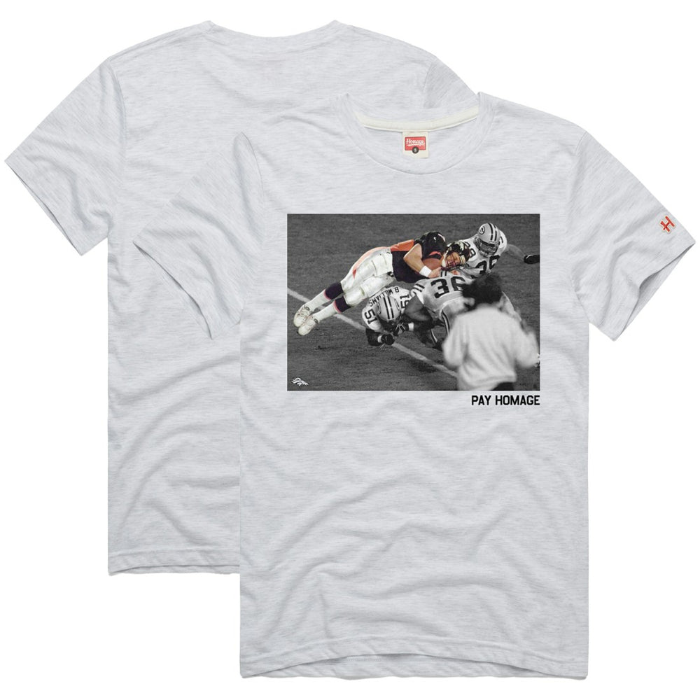 Denver Broncos John Elway Homage Unisex Pay Homage Tri-Blend T-Shirt | NFL Sale