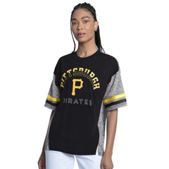 Pittsburgh Pirates G-III 4Her by Carl Banks Women's Off-Season Oversized Top - MLB Tops