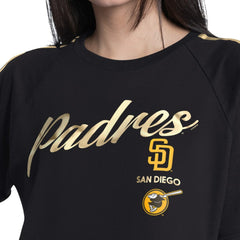 San Diego Padres G-III 4Her by Carl Banks Women's Classic Play Cropped T-Shirt - MLB T-shirts