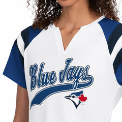 Toronto Blue Jays Starter Women's Game On Notch Neck T-Shirt - MLB T-shirts