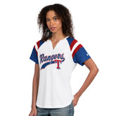 Texas Rangers Starter Women's Game On Notch Neck T-Shirt - MLB T-shirts