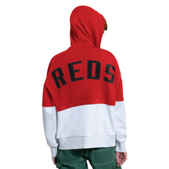 Cincinnati Reds Starter Women's Wishbone Full-Zip Hoodie - MLB Hoodies