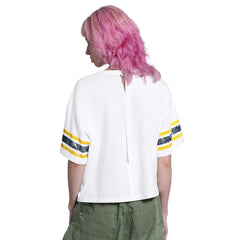 Milwaukee Brewers Starter Women's Cropped Hurry Up Offense T-Shirt - MLB T-shirts