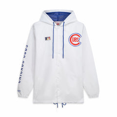 Chicago Cubs Mitchell & Ness Big & Tall Full-Snap Hooded Jacket - MLB Jackets