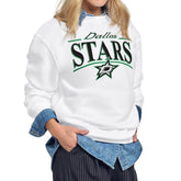 Dallas Stars Starter Women's Arch Stripe Fleece Sweatshirt - NHL Sweatshirts