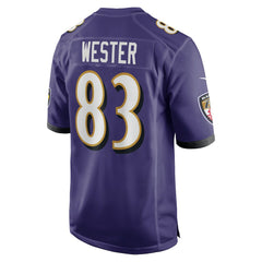 Baltimore Ravens LaJohntay Wester Team Game Jersey | NFL Outlet