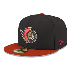 Ottawa Senators New Era Core Logo Two-Tone 59FIFTY Fitted Hat - NHL Hats