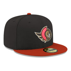 Ottawa Senators New Era Core Logo Two-Tone 59FIFTY Fitted Hat - NHL Hats