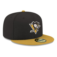 Pittsburgh Penguins New Era Core Logo Two-Tone 59FIFTY Fitted Hat - NHL Hats