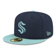 Seattle Kraken New Era Core Logo Two-Tone 59FIFTY Fitted Hat - NHL Hats
