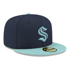 Seattle Kraken New Era Core Logo Two-Tone 59FIFTY Fitted Hat - NHL Hats