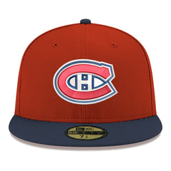 Montreal Canadiens New Era Core Logo Two-Tone 59FIFTY Fitted Hat - NHL Hats