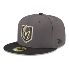Vegas Golden Knights New Era Core Logo Two-Tone 59FIFTY Fitted Hat - NHL Hats