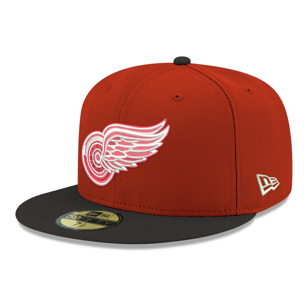 Detroit Red Wings New Era Core Logo Two-Tone 59FIFTY Fitted Hat - NHL Hats