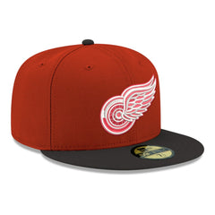 Detroit Red Wings New Era Core Logo Two-Tone 59FIFTY Fitted Hat - NHL Hats