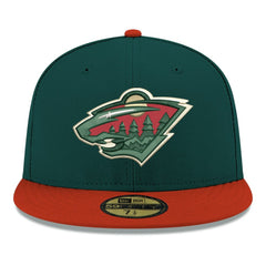 Minnesota Wild New Era Core Logo Two-Tone 59FIFTY Fitted Hat - NHL Hats