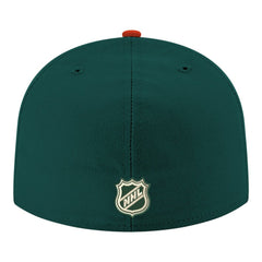 Minnesota Wild New Era Core Logo Two-Tone 59FIFTY Fitted Hat - NHL Hats
