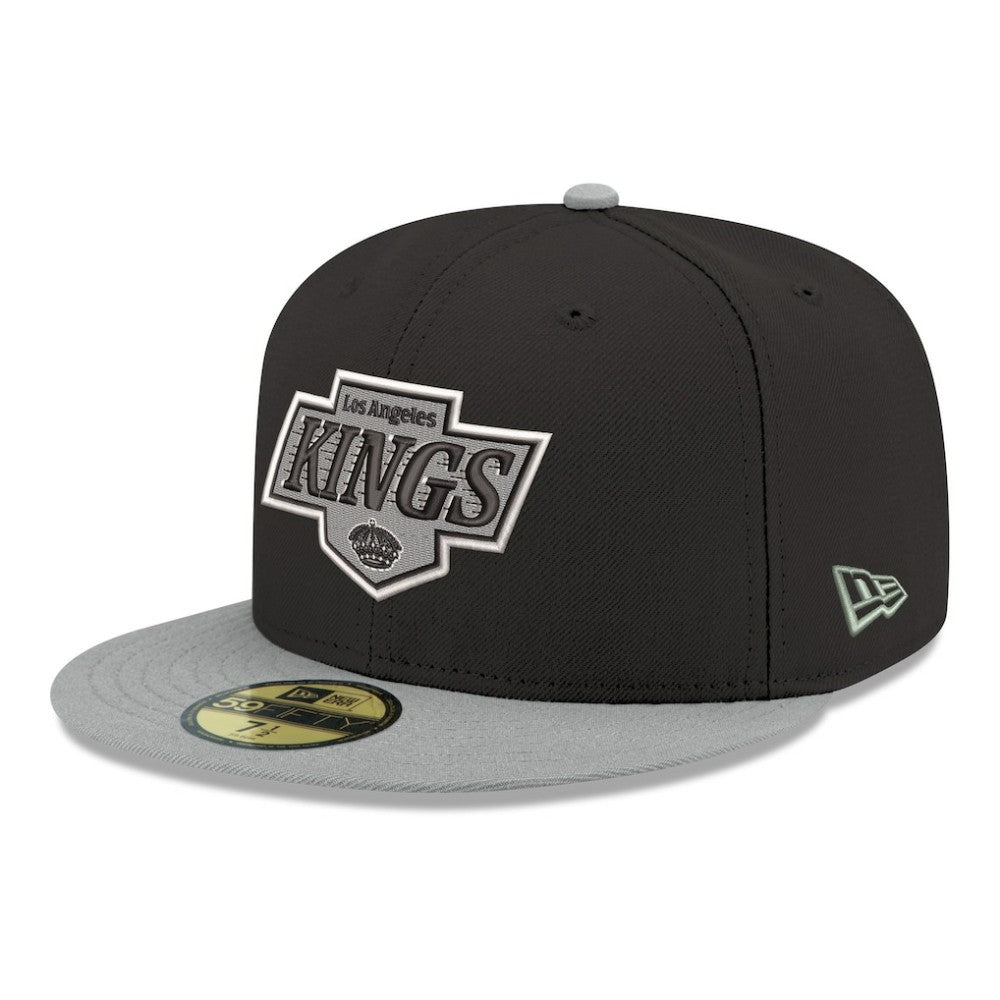 Los Angeles Kings New Era Core Logo Two-Tone 59FIFTY Fitted Hat - NHL Hats