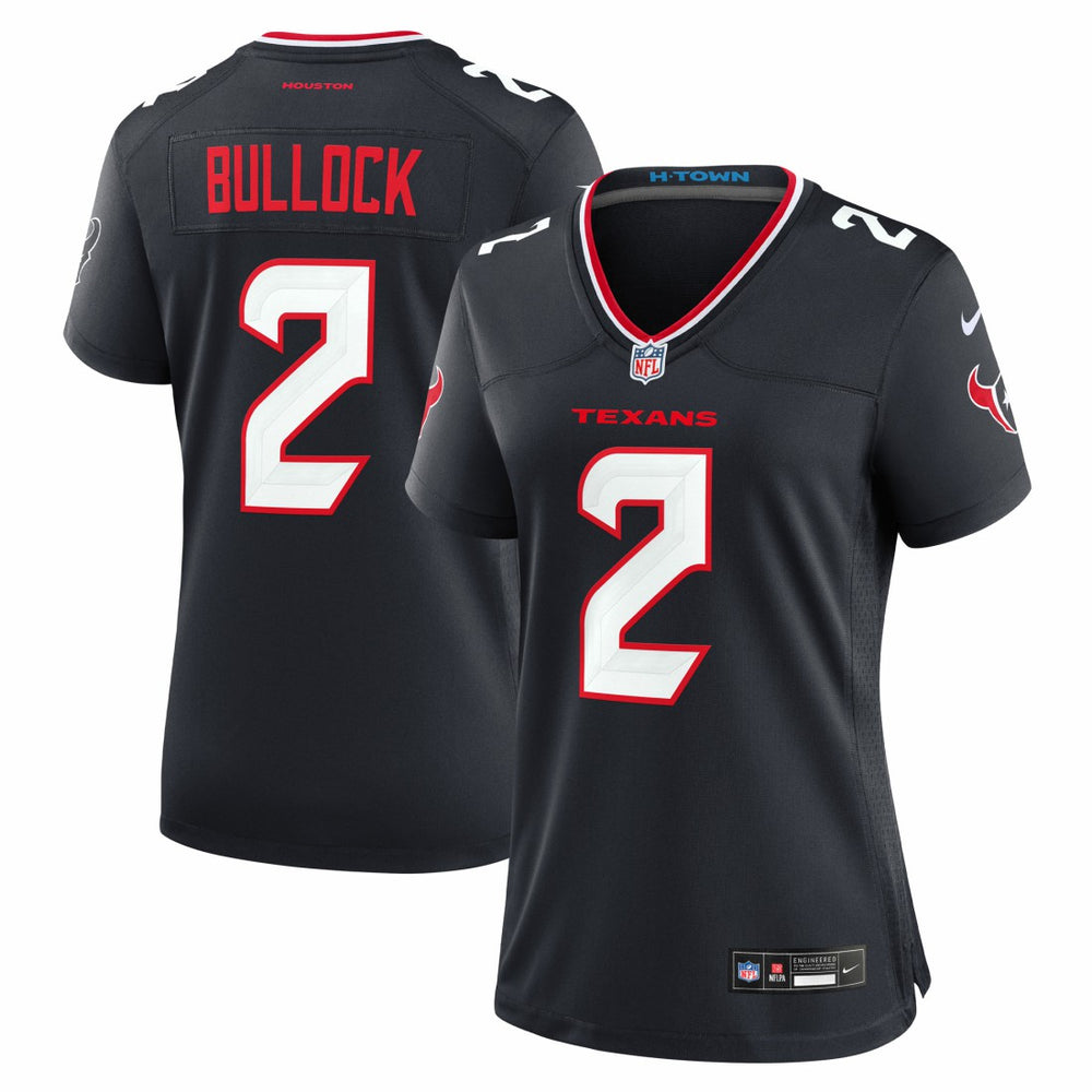 Houston Texans Calen Bullock Women's Team Game Jersey | NFL Outlet
