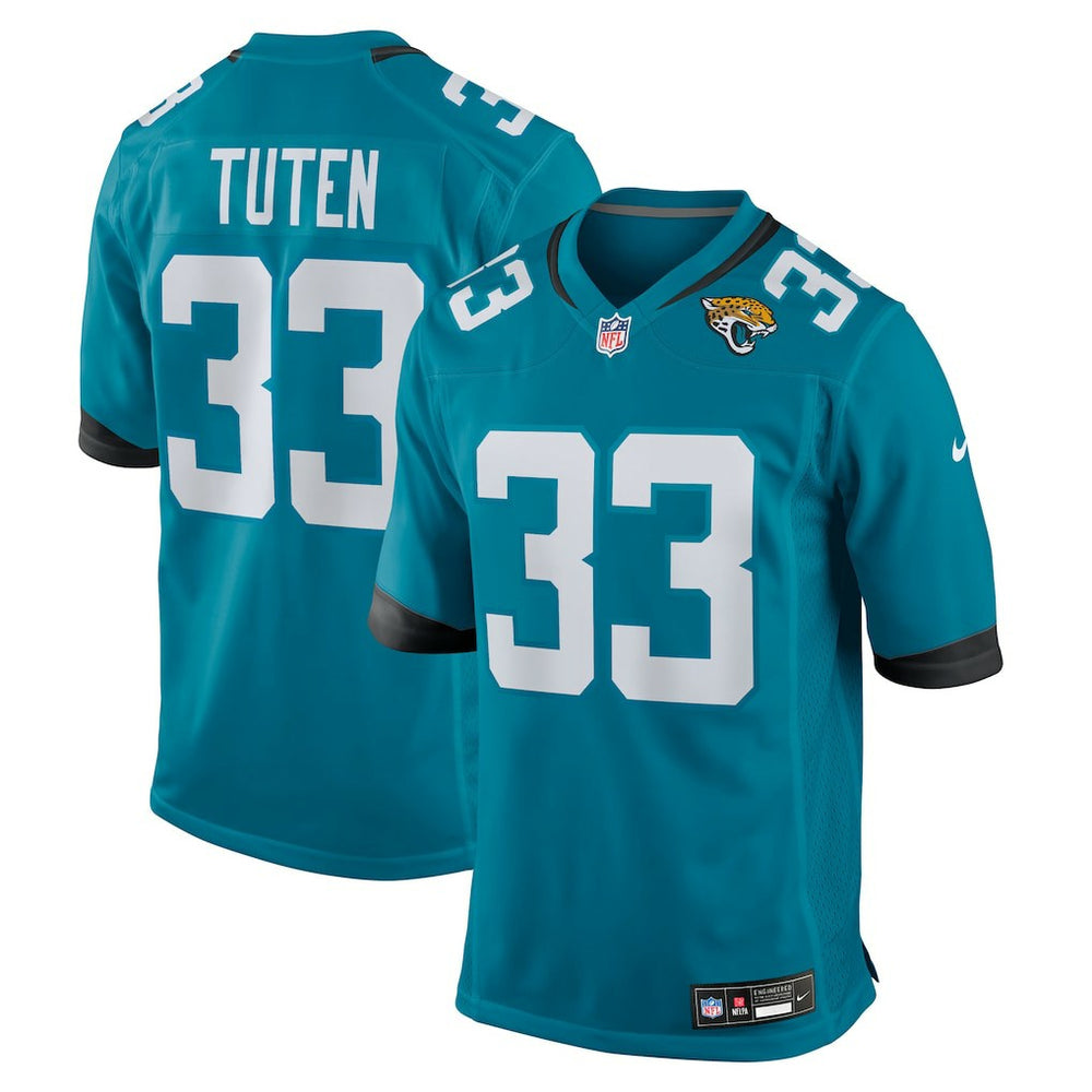 Jacksonville Jaguars Bhayshul Tuten Team Game Jersey | NFL Hot