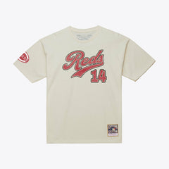 Pete Rose Cincinnati Reds Mitchell & Ness Cooperstown Collection Throwback Name & Number T-Shirt - MLB T-shirts
