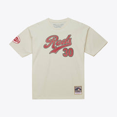 Ken Griffey Jr. Cincinnati Reds Mitchell & Ness Cooperstown Collection Throwback Name & Number T-Shirt - MLB T-shirts