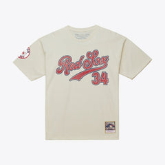 David Ortiz Boston Red Sox Mitchell & Ness Cooperstown Collection Throwback Name & Number T-Shirt - MLB T-shirts