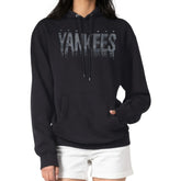 New York Yankees G-III 4Her by Carl Banks Women's Metallic Drop Fleece Hoodie - MLB Hoodies