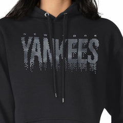New York Yankees G-III 4Her by Carl Banks Women's Metallic Drop Fleece Hoodie - MLB Hoodies