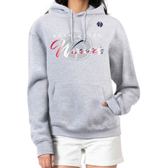 Gray Washington Wizards G-III 4Her by Carl Banks Women's Shadow Logo Tri-Blend Fleece Hoodie | NBA