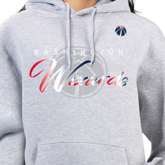Gray Washington Wizards G-III 4Her by Carl Banks Women's Shadow Logo Tri-Blend Fleece Hoodie | NBA