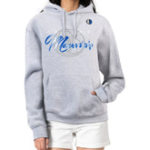 Gray Dallas Mavericks G-III 4Her by Carl Banks Women's Shadow Logo Tri-Blend Fleece Hoodie sale | NBA