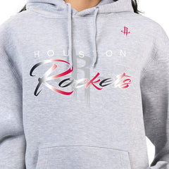 Gray Houston Rockets G-III 4Her by Carl Banks Women's Shadow Logo Tri-Blend Fleece Hoodie sale | NBA