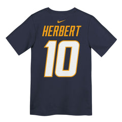 Los Angeles Chargers Justin Herbert Youth Name & Number T-Shirt | NFL On sale