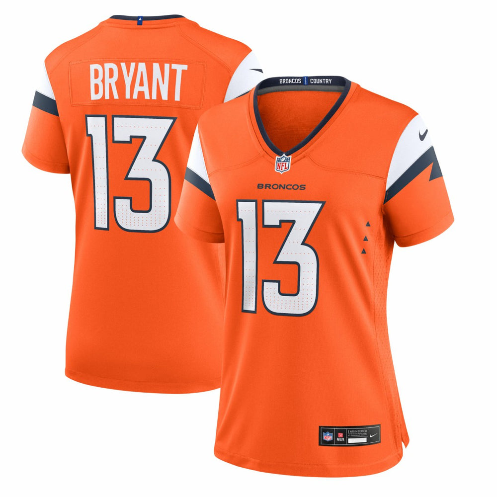 Denver Broncos Pat Bryant Women's Team Game Jersey | NFL Hot