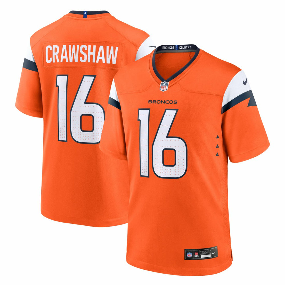 Denver Broncos Jeremy Crawshaw Team Game Jersey | NFL On sale