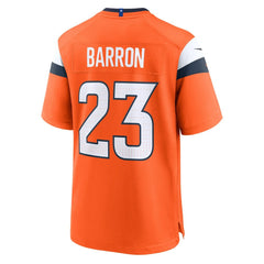 Denver Broncos Jahdae Barron Team Game Jersey | NFL Hot