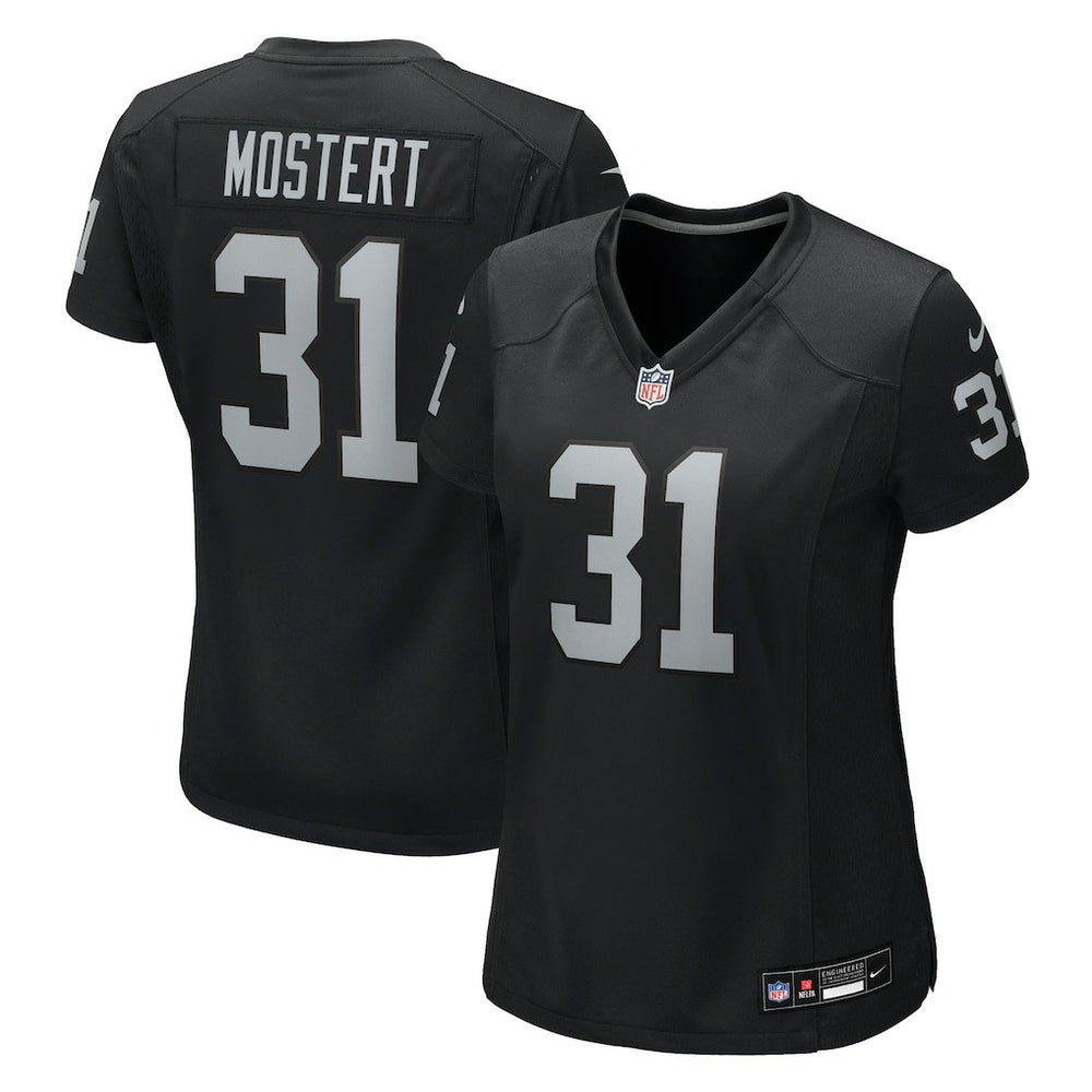 Las Vegas Raiders Raheem Mostert Women's Team Game Jersey | NFL Sale