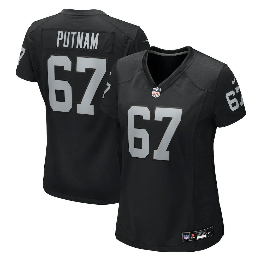 Las Vegas Raiders Will Putnam Women's Team Game Jersey | NFL On sale