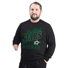 Dallas Stars G-III Sports by Carl Banks Adaptive Headliner Fleece Sweatshirt - NHL Sweatshirts