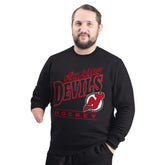 New Jersey Devils G-III Sports by Carl Banks Adaptive Headliner Fleece Sweatshirt - NHL Sweatshirts
