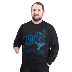 St. Louis Blues G-III Sports by Carl Banks Adaptive Headliner Fleece Sweatshirt - NHL Sweatshirts