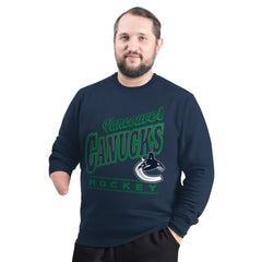 Vancouver Canucks G-III Sports by Carl Banks Adaptive Headliner Fleece Sweatshirt - NHL Sweatshirts