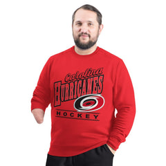 Carolina Hurricanes G-III Sports by Carl Banks Adaptive Headliner Fleece Sweatshirt - NHL Sweatshirts