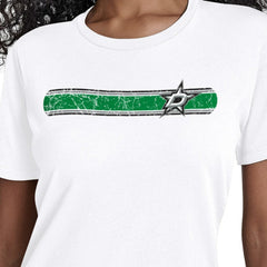 Dallas Stars Starter Women's Team Stripe T-Shirt - NHL T-shirts
