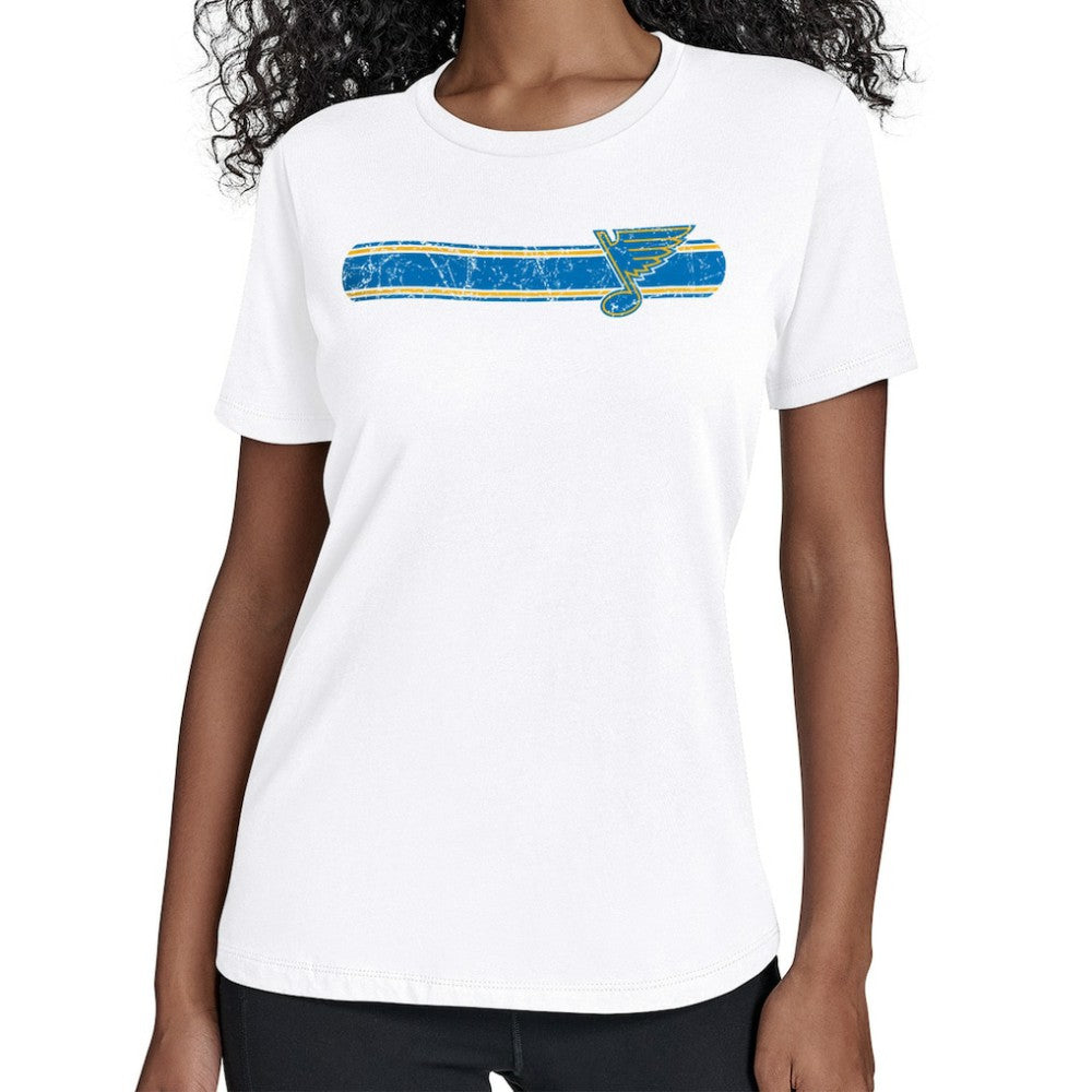 St. Louis Blues Starter Women's Team Stripe T-Shirt - NHL T-shirts