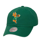 Hunter Green Milwaukee Bucks Hardwood Classics 1904 Adjustable Hat | NBA