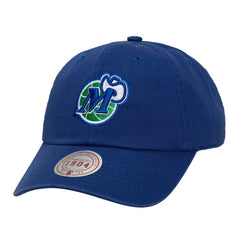 Navy Dallas Mavericks Hardwood Classics 1904 Adjustable Hat sale | NBA