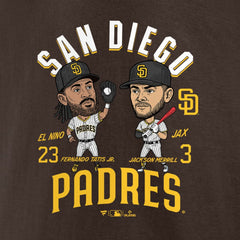Fernando Tatis Jr. & Jackson Merrill San Diego Padres Player Duo T-Shirt - MLB T-shirts